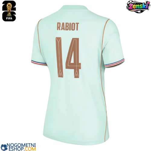 Ženski Nogometni dresi Francija Adrien Rabiot #14 Gostujoči SP 2026 Kratek Rokav